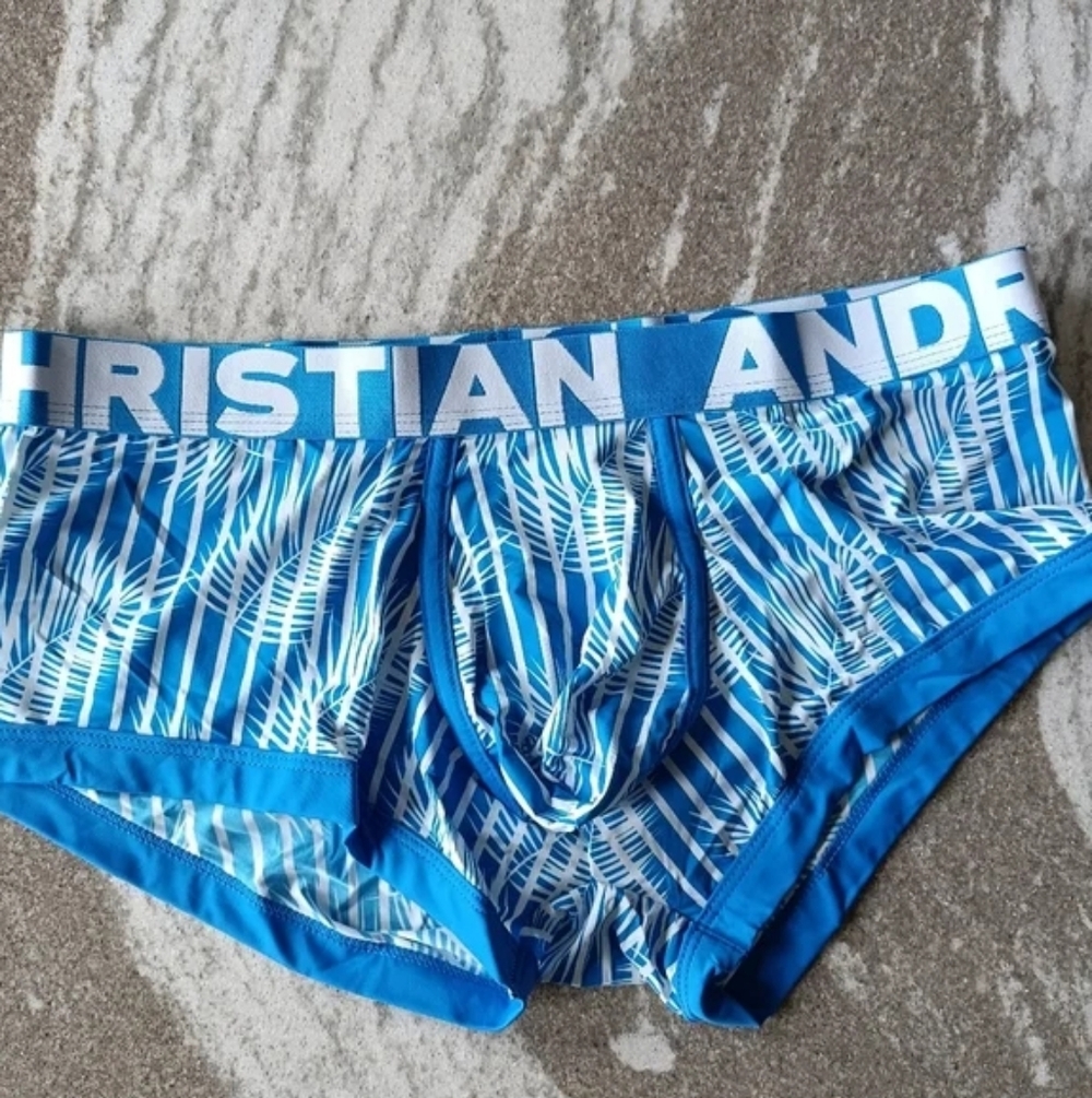 Andrew Christian Men's Holiday Boxer Brief Underwear NEW Size Medium - Picture 2 of 3